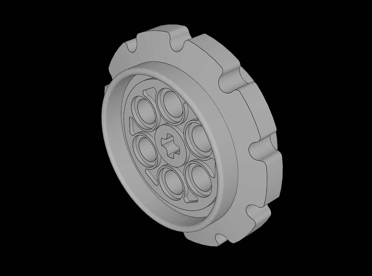 Lego Compatible (57519.dat) Technic Sprocket Wheel  40.4