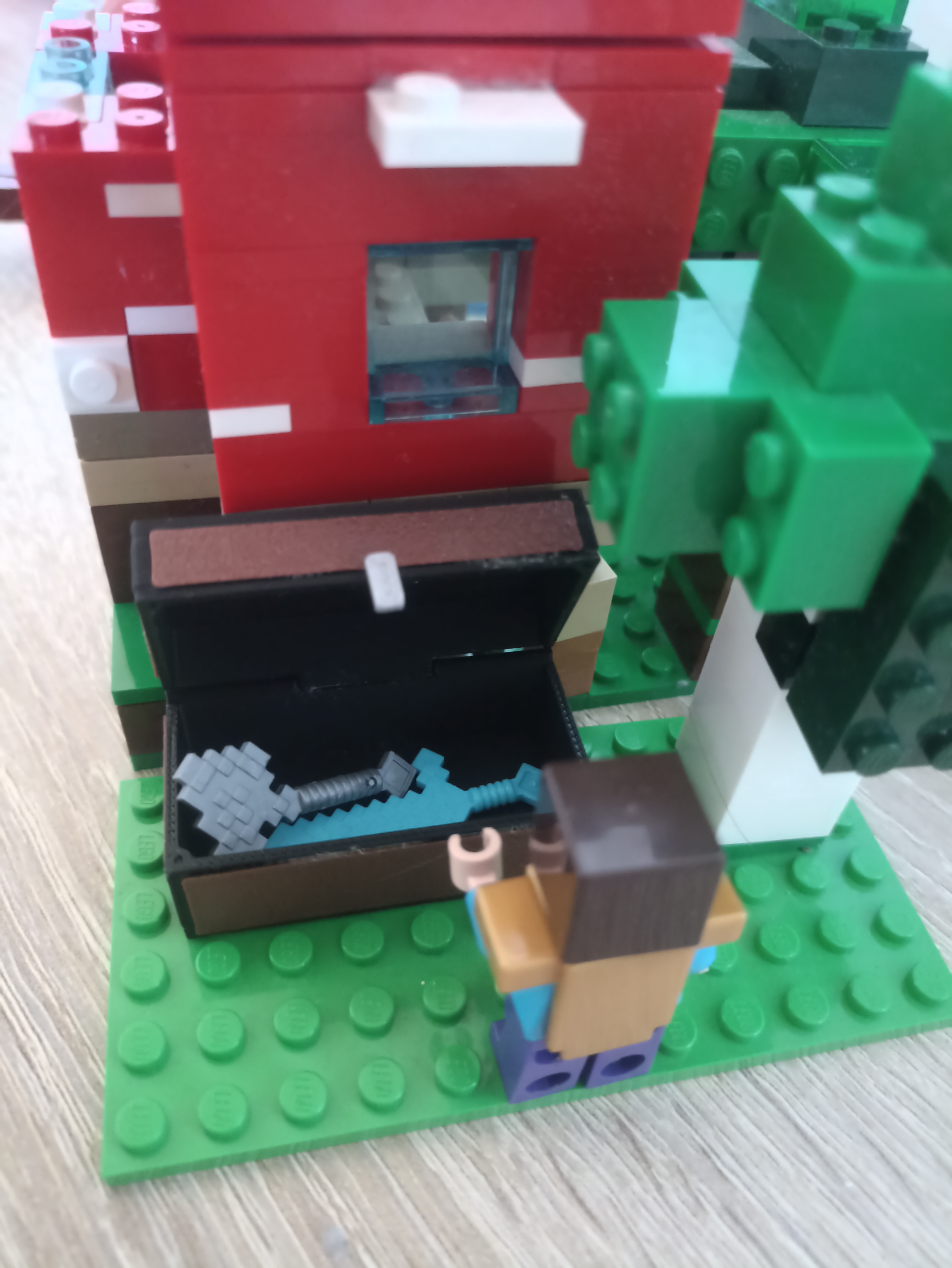 Miniatura 2 do modelo 3D Minecraft chest LEGO