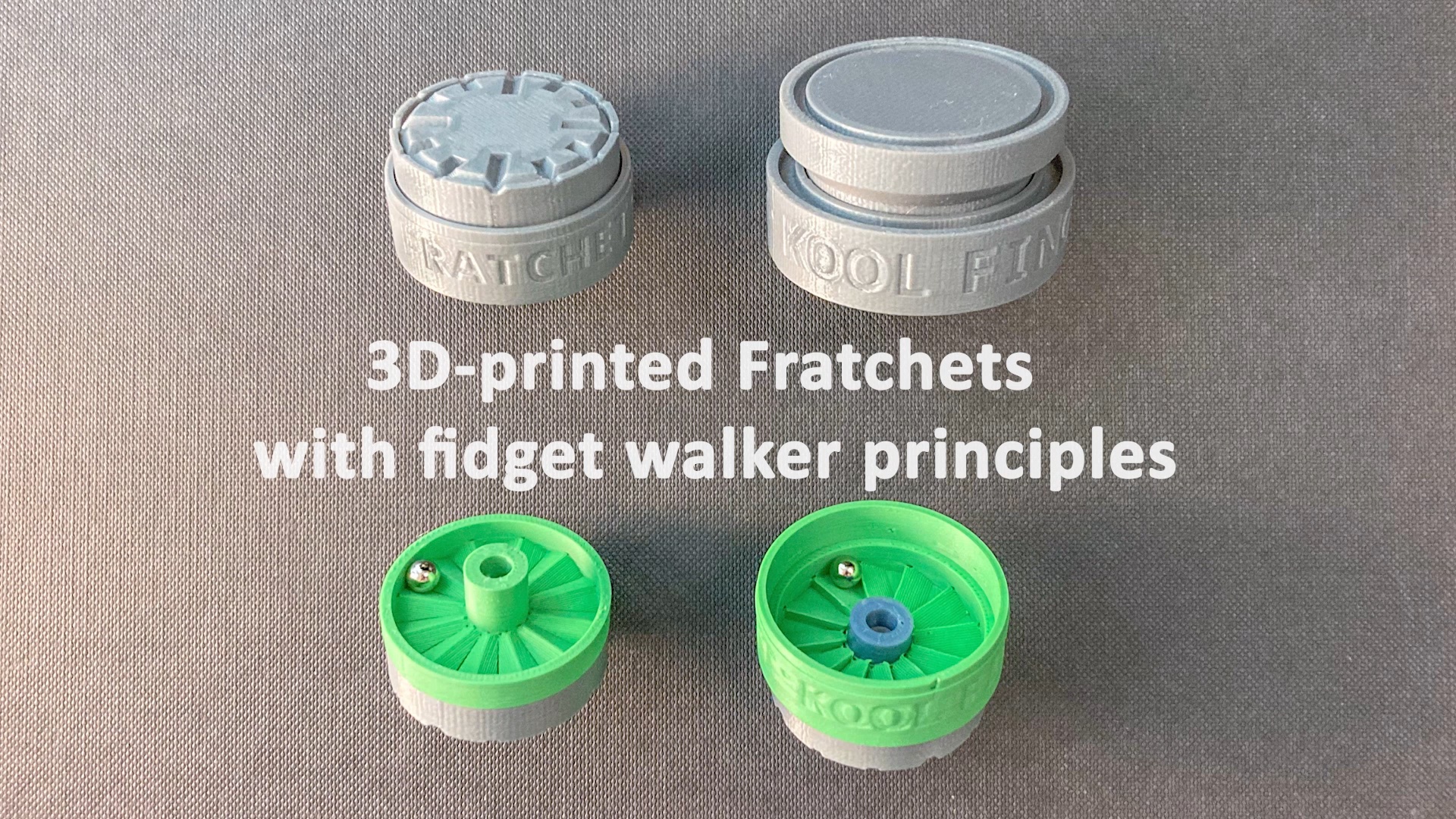 Fratchets: magnetic ratchets without springs