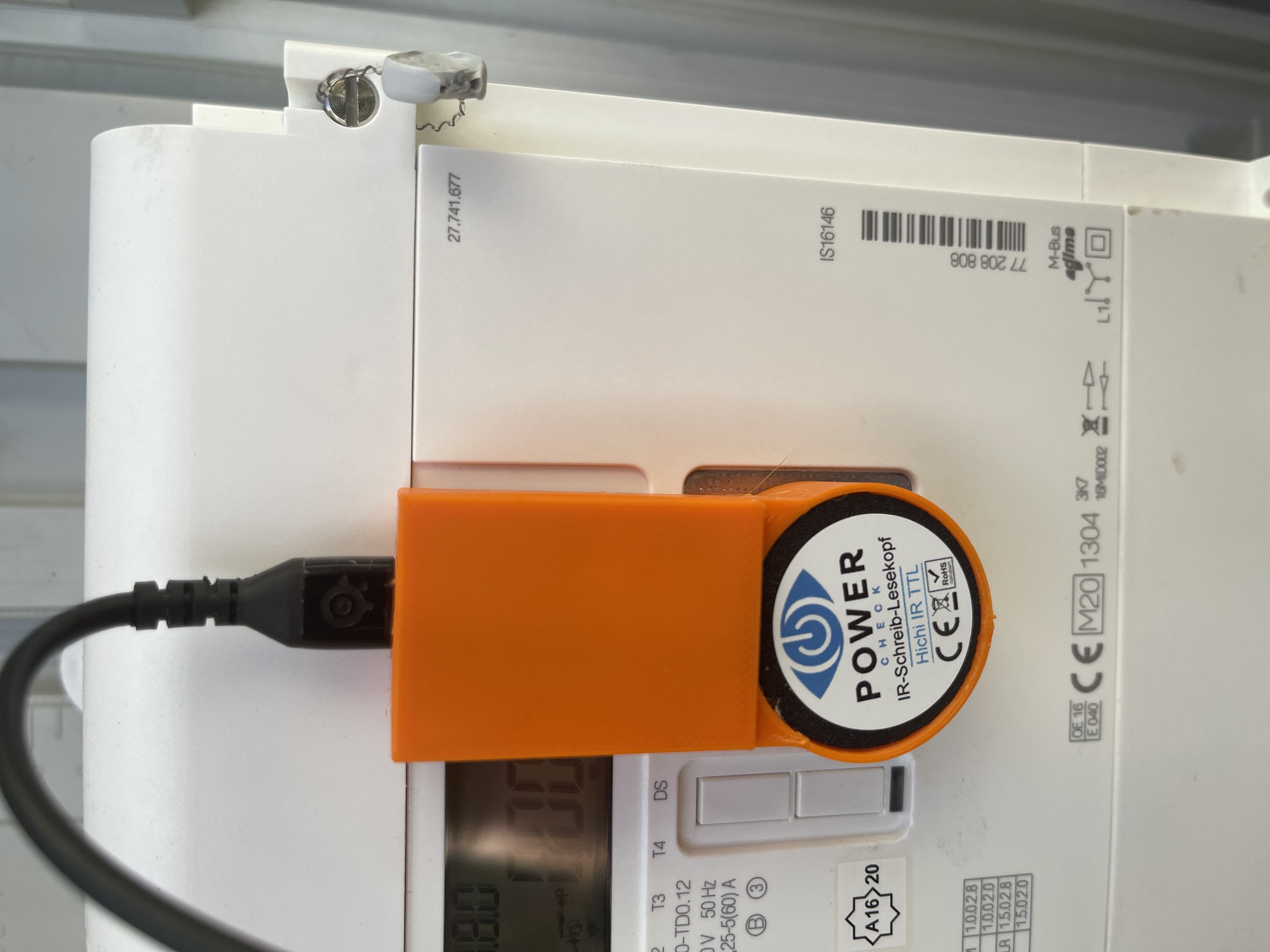 Read housing for smartmeter