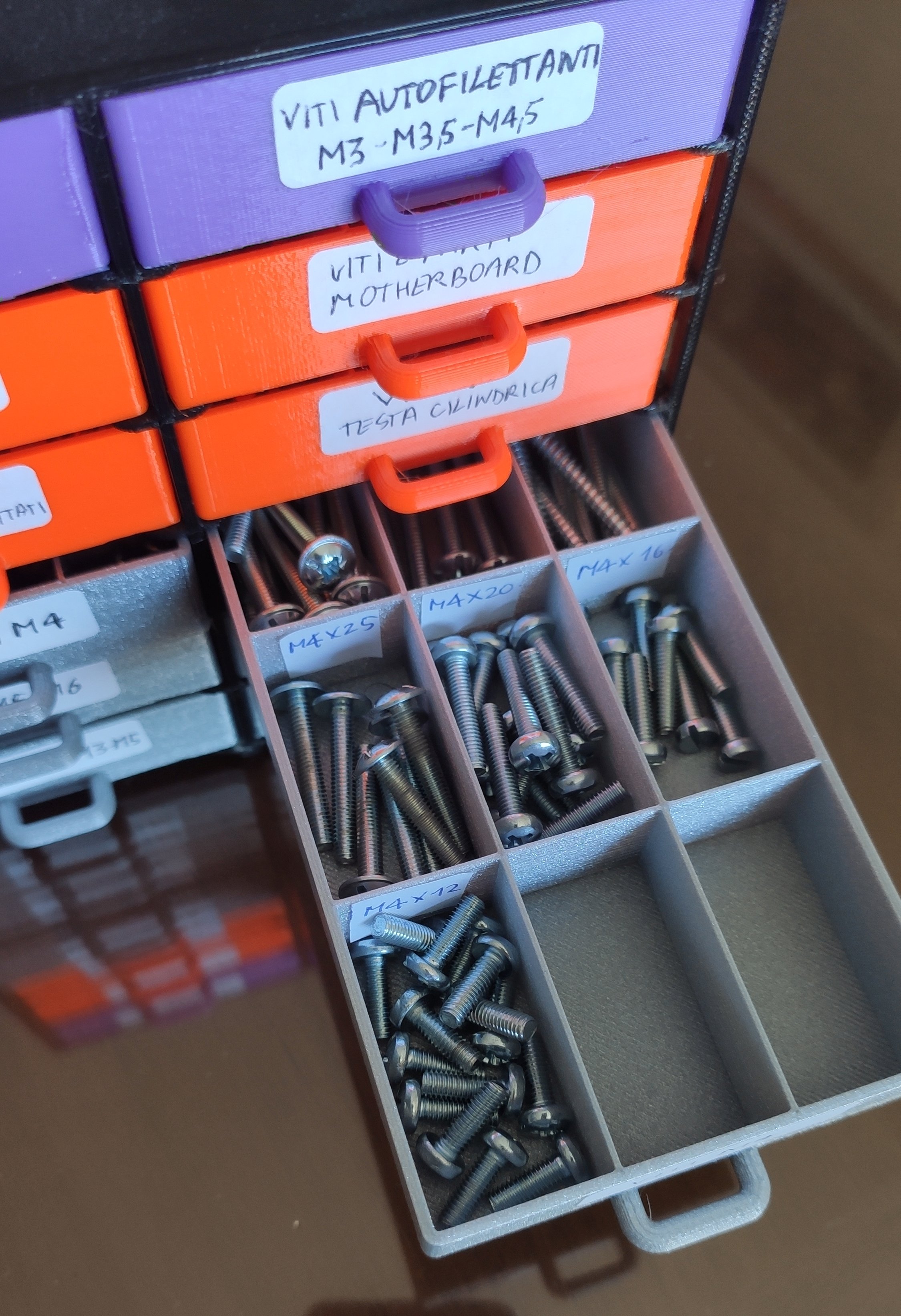 Box/shelf with drawers for nuts and bolts by Emanuele I Download free