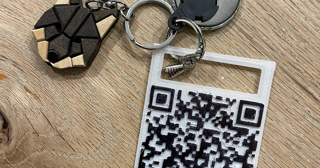 Rick Roll QR Code Keychain by maximummax | Download free STL model ...