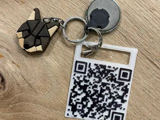 Rick Roll Spotify Code Keychain by 3D-Dengineer, Download free STL model