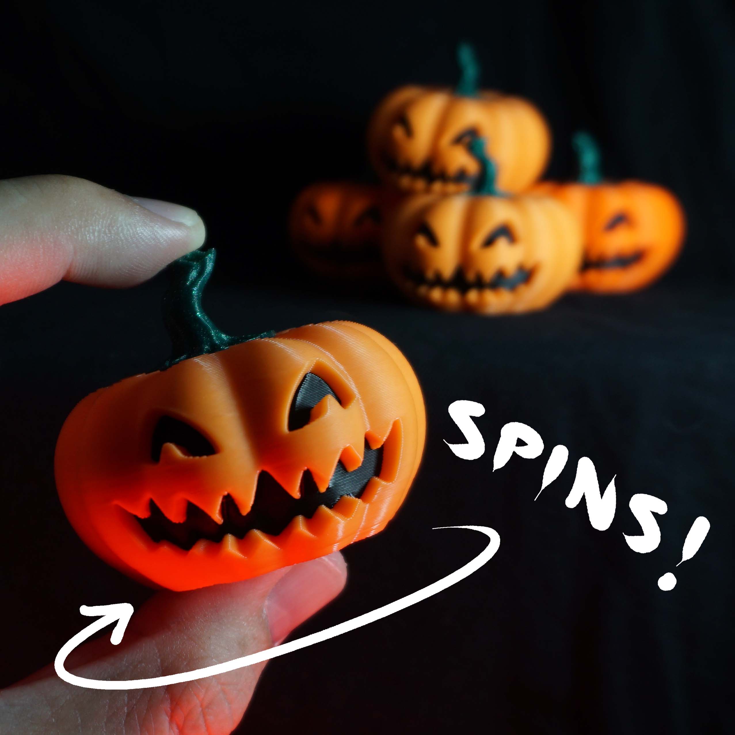Pumpkin spinner by mcgybeer download free stl model printables