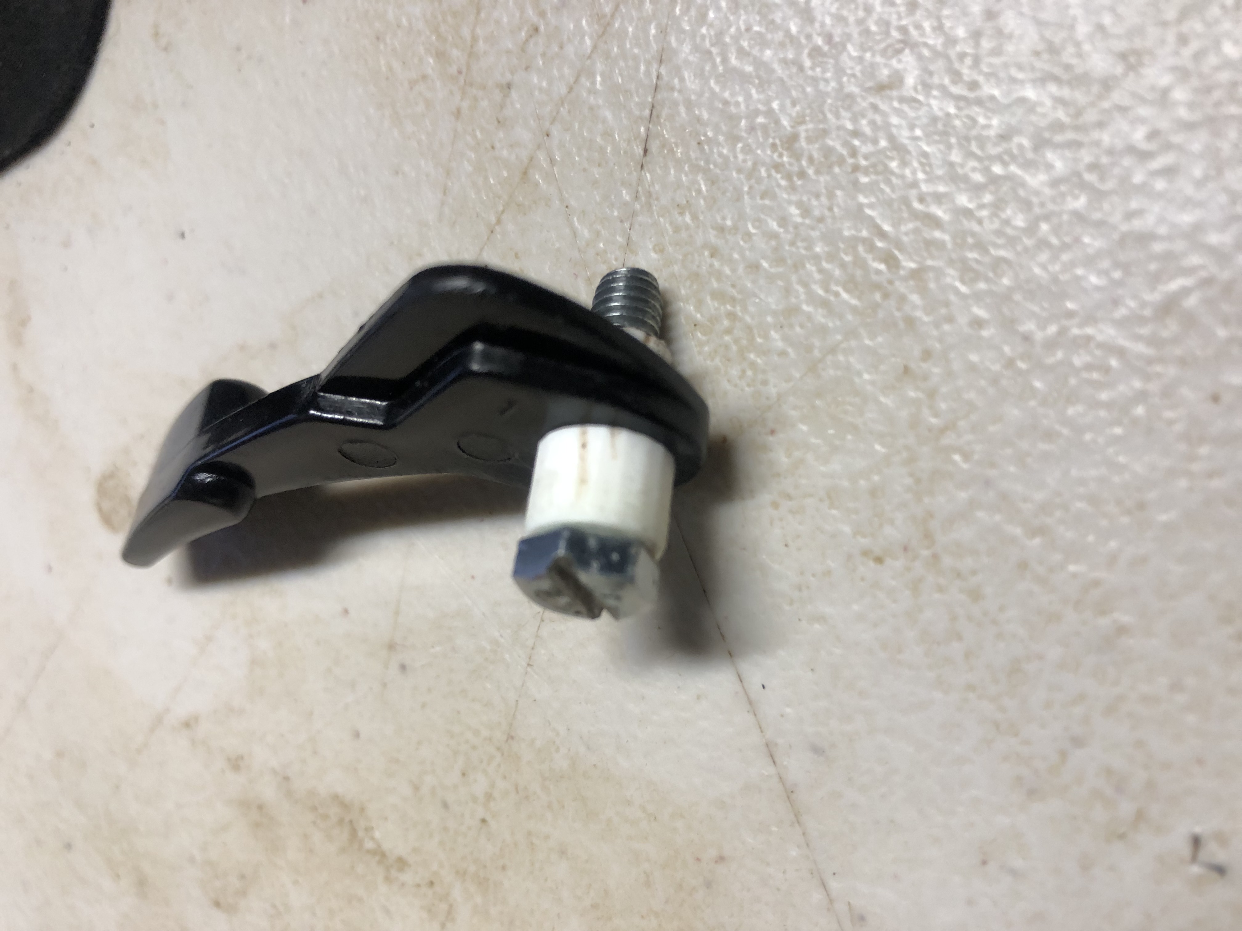 White Sewing Machine Presser Foot Lever Bushing by PrintHermit