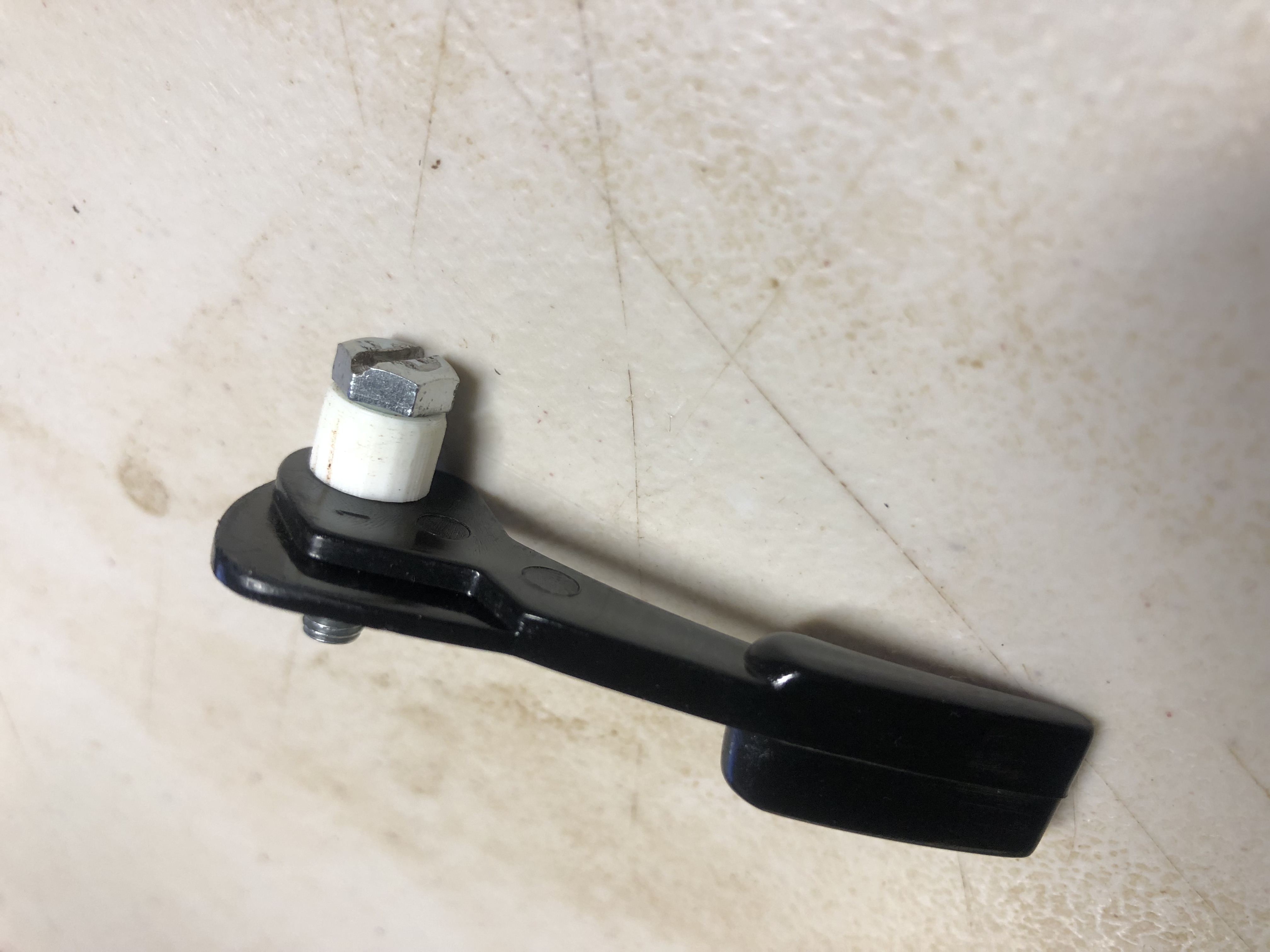 White Sewing Machine Presser Foot Lever Bushing by PrintHermit