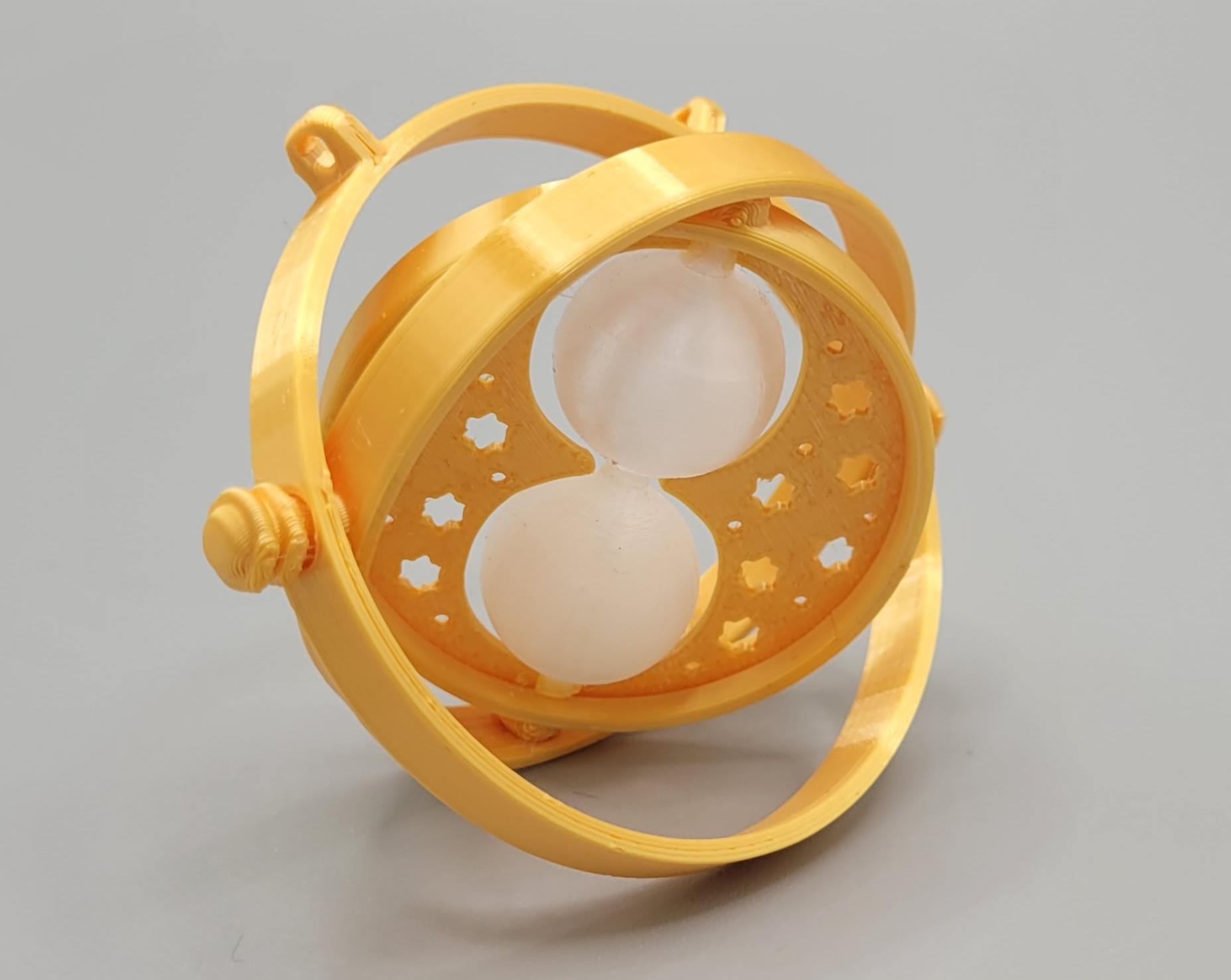 Hermione's Time Turner - with print in place rings