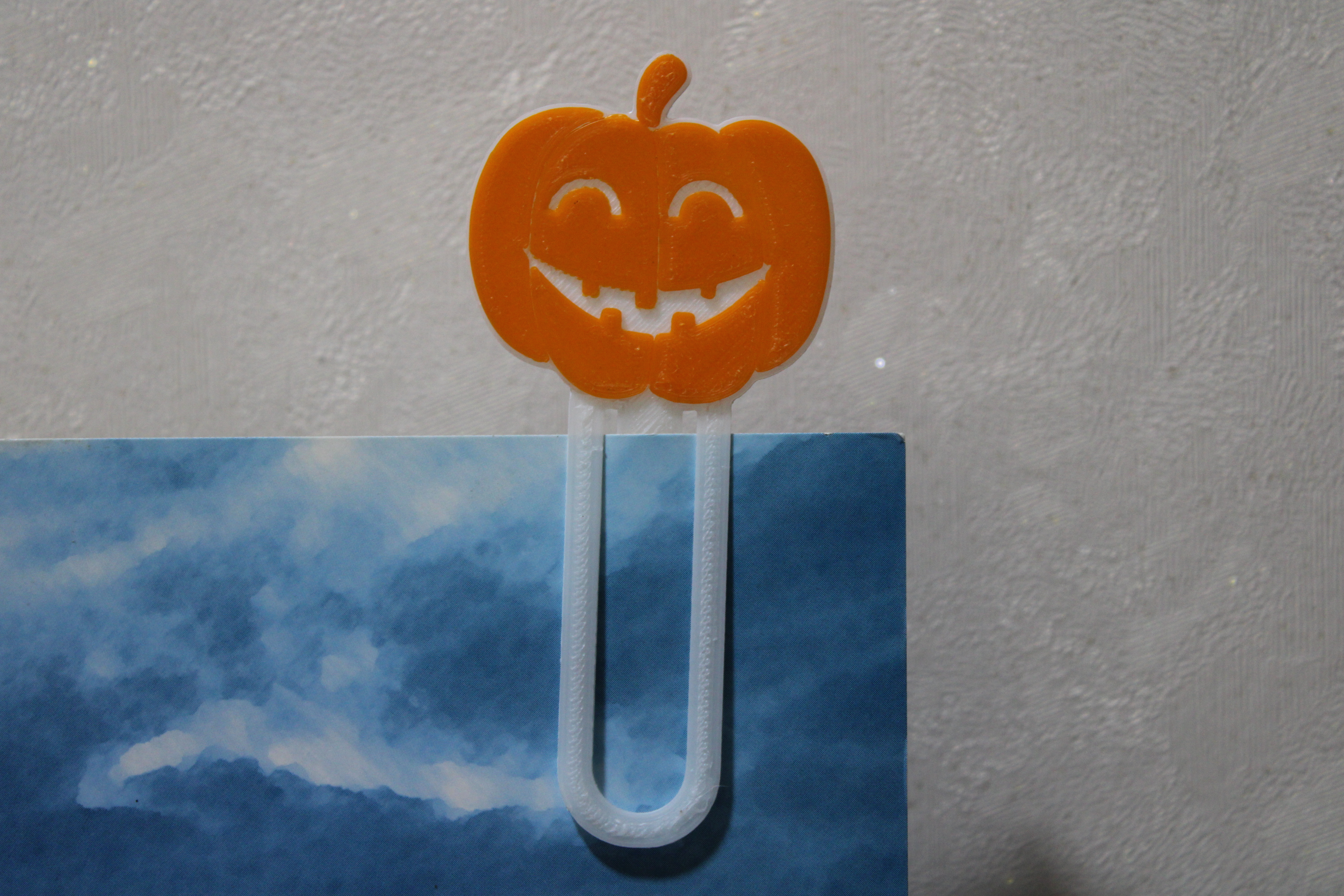 jack o lantern bookmark