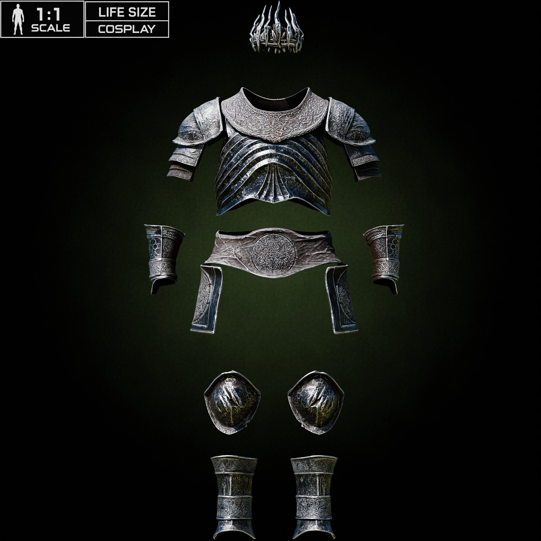 YHORM THE GIANT FULL ARMOR life size cosplay - Dark Souls 3 Fan Art STL