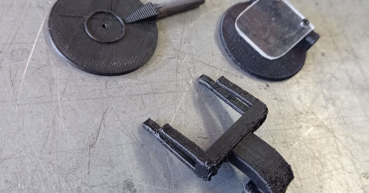 ISSF clipon glasses shooting blinder and diopter by Zeubest Download