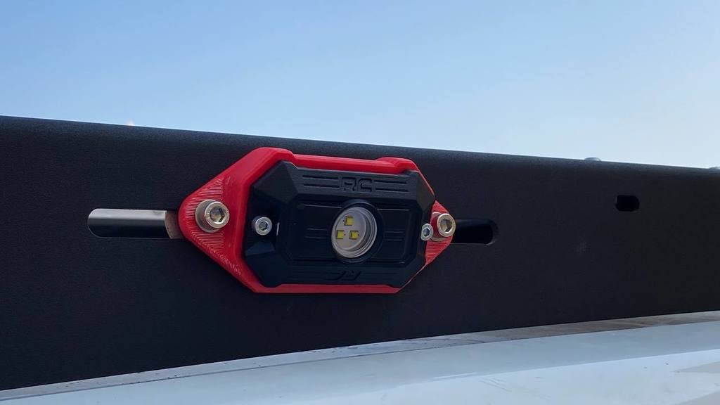 Rough Country LED Rock Light 20Deg Roof Rack Bracket