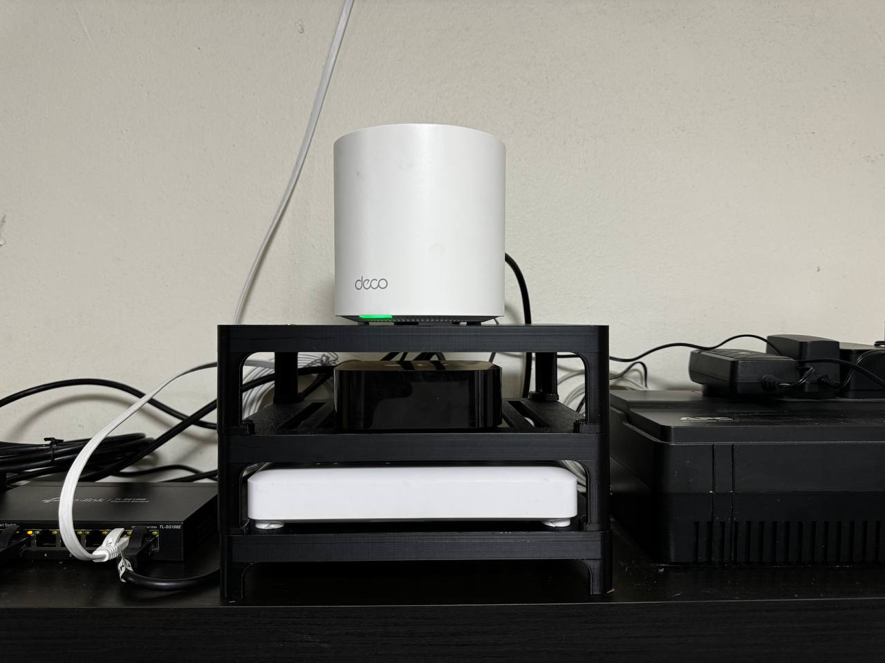 Magnetic Stackable Mini Rack (suitable for Router/Modem/Switch) by ...