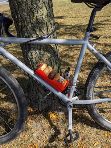 Bicycle donut holder