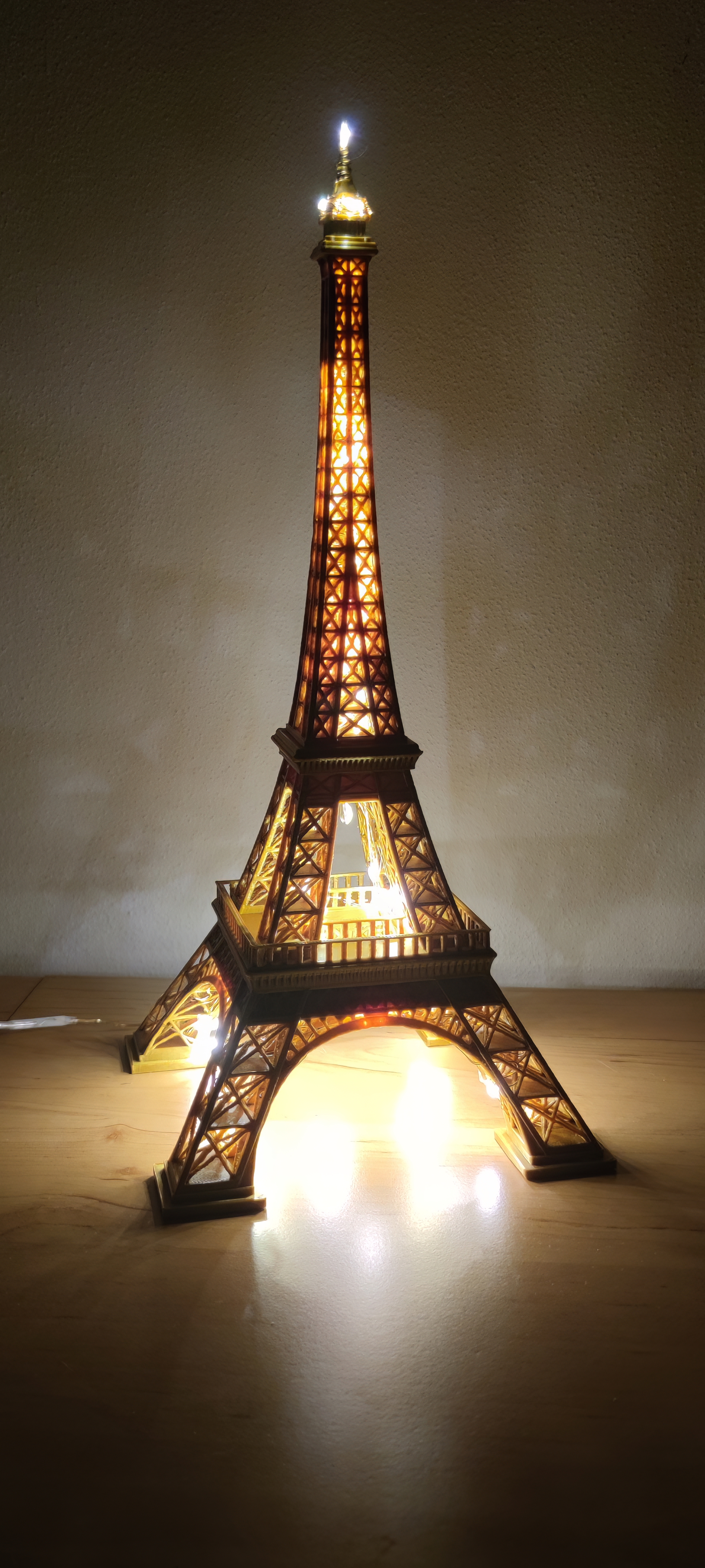 Eiffel tower 30 cm (four parts) - with lighting
