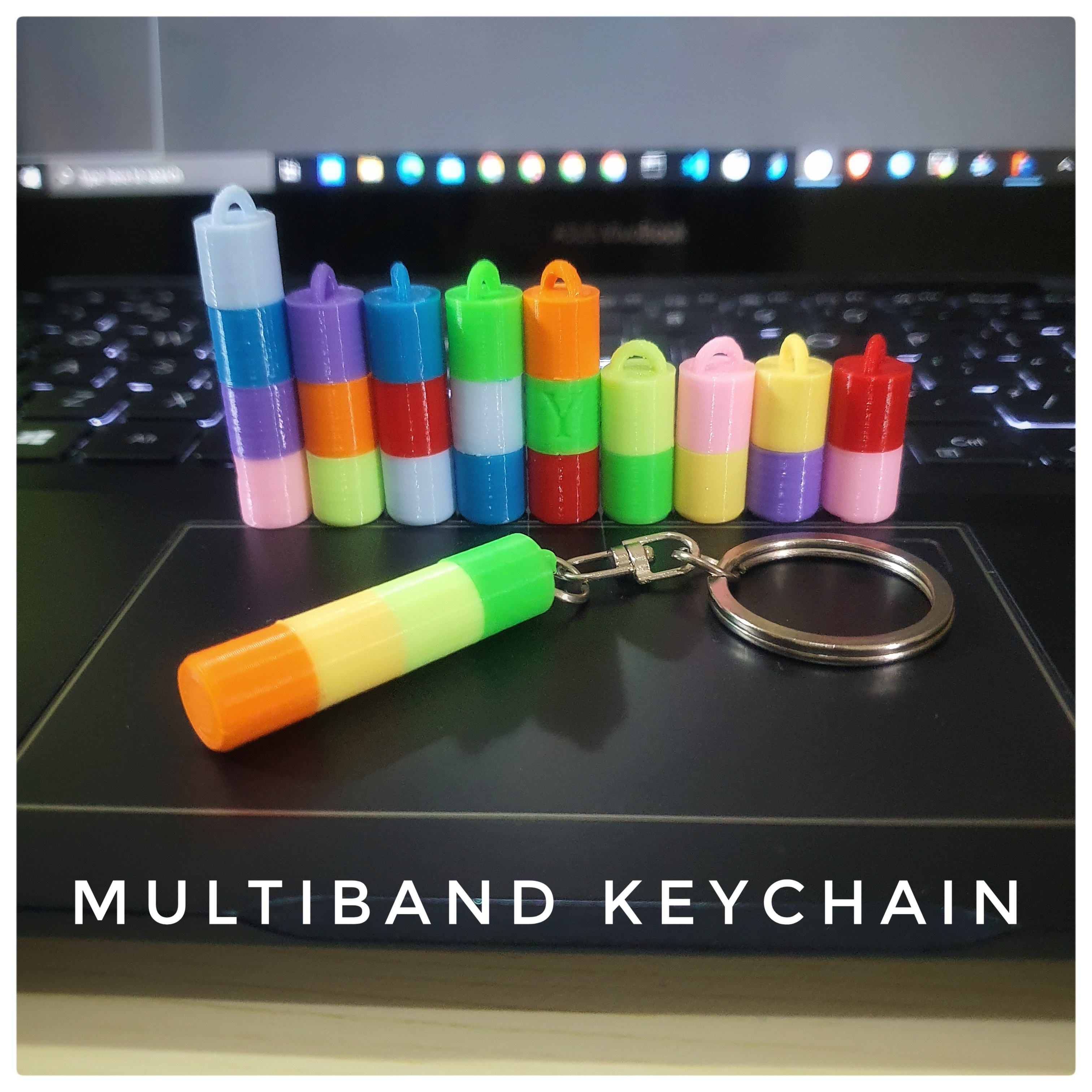 Multiband / Color Coded / Braille Keychain — miniatura 3