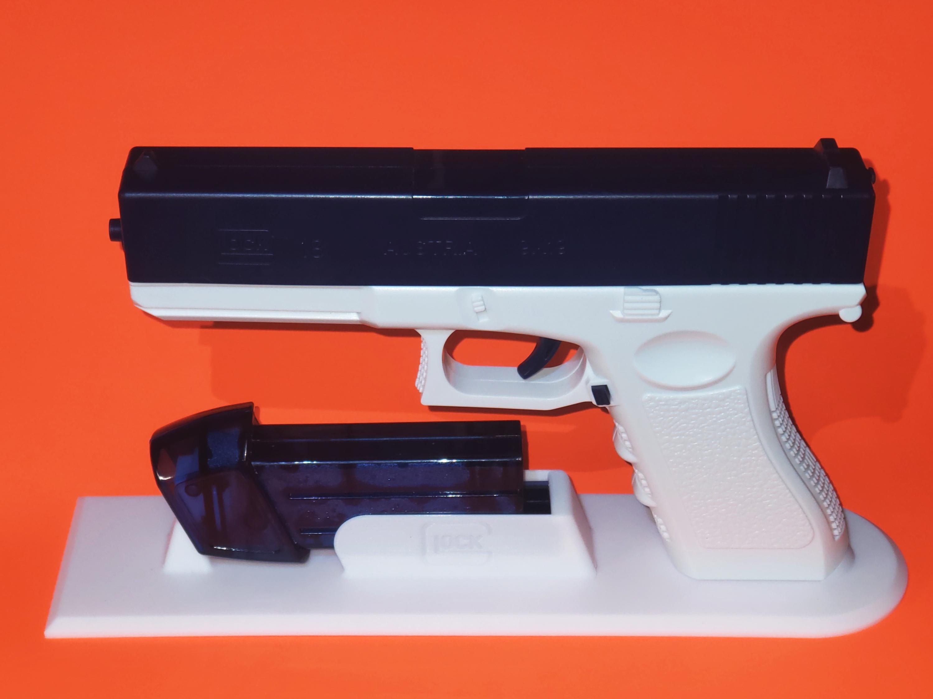 Glock 18 Water Gun Display Stand
