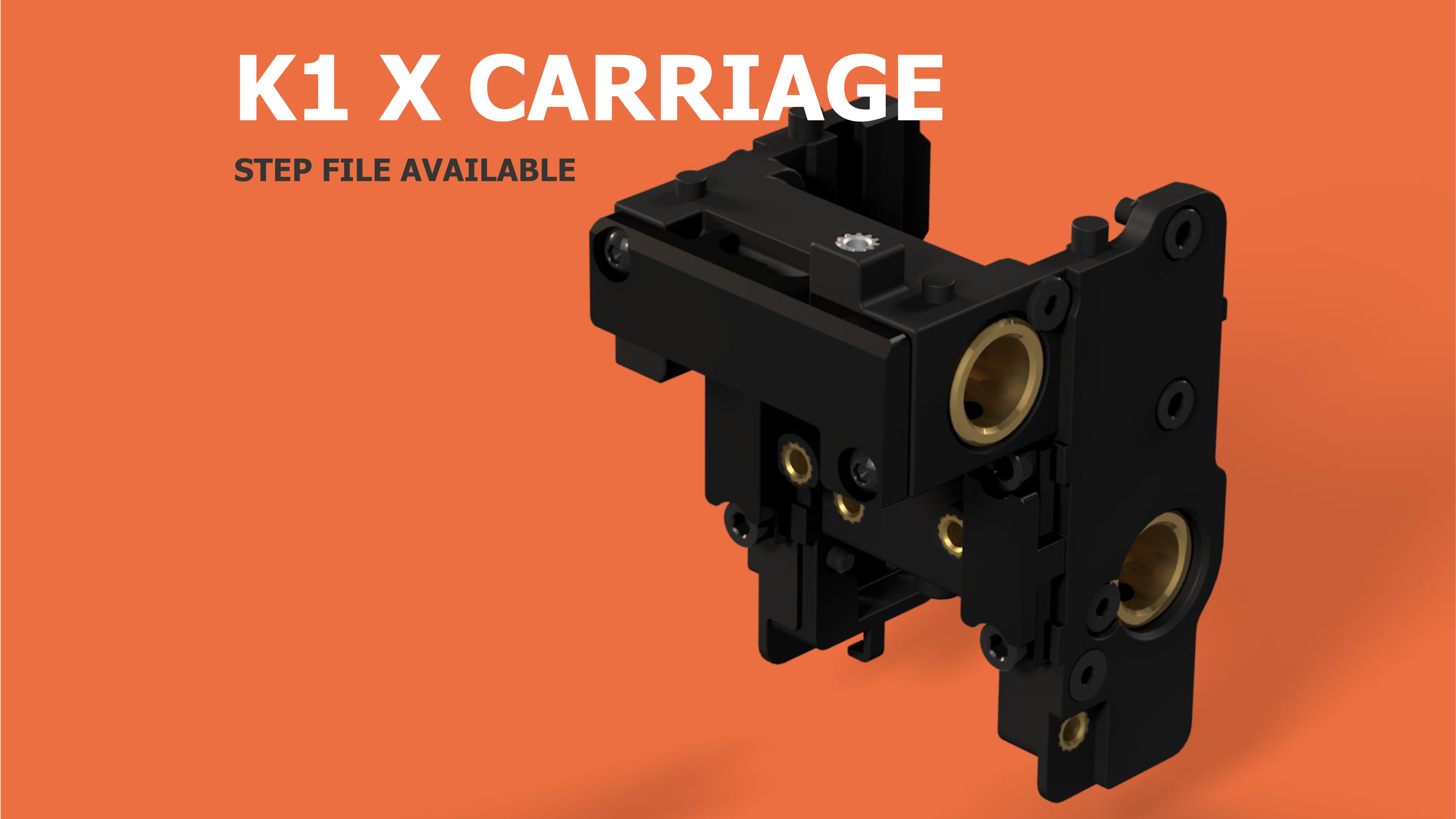 Creality K1 X Carriage CAD