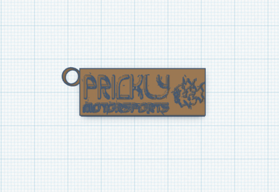 Prickly Motorsports Keychain
