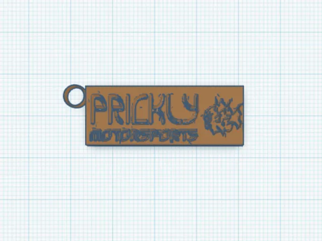 Prickly Motorsports Keychain