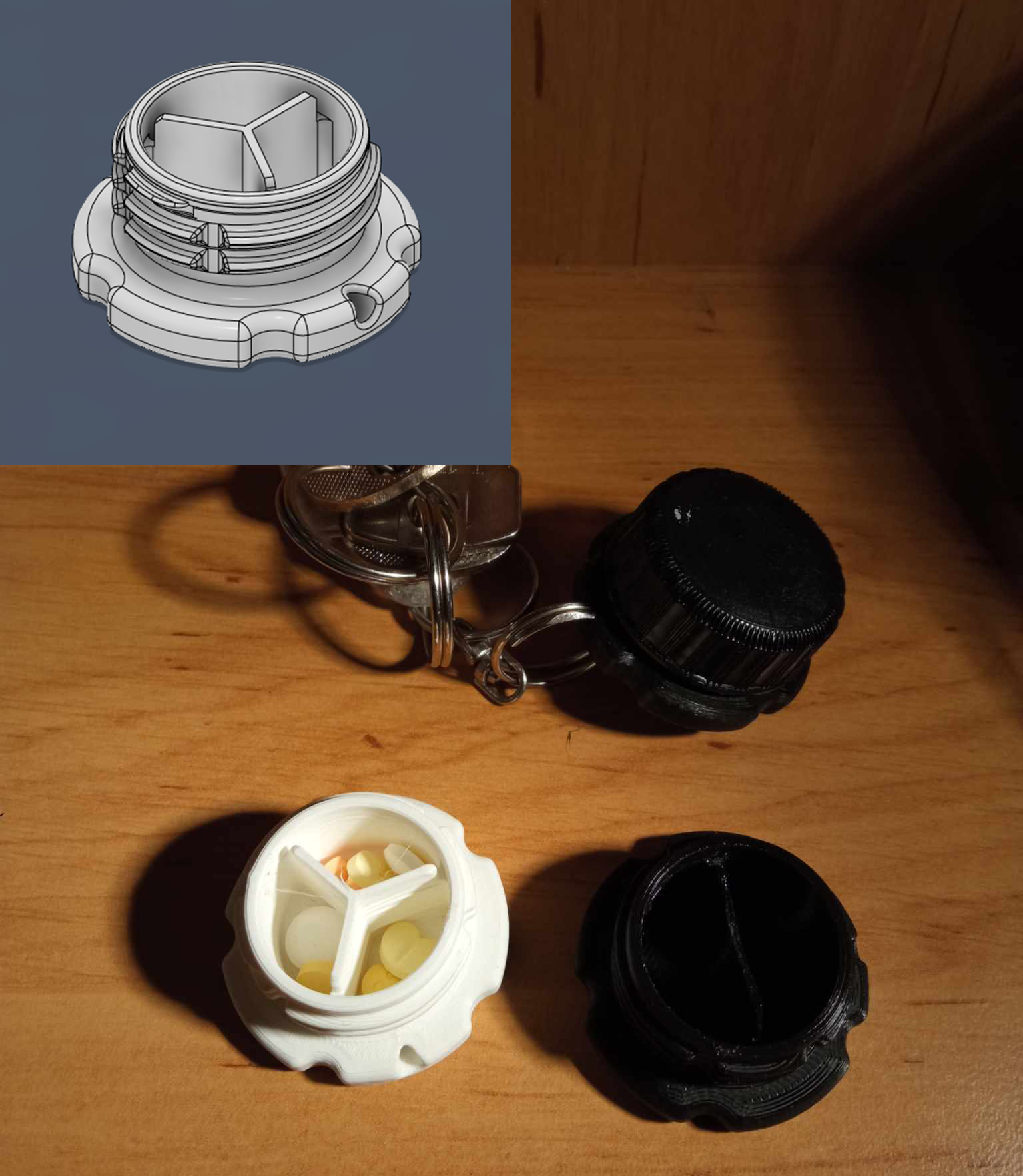 PET Cup box keychain