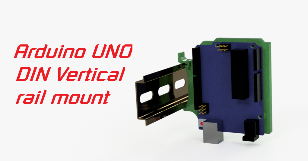 Arduino UNO DIN Vertical Rail Mount By Manuel | Download Free STL Model ...