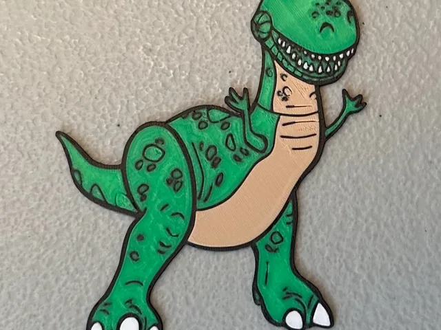 Multicolor Rex Magnet