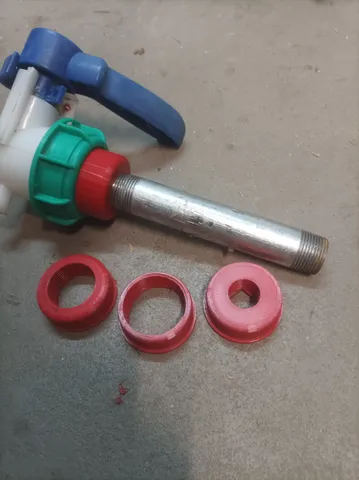 Für Deckel IBC mit 50mm Loch auf 1/2" 3/4", 1", 1 1/4" IG