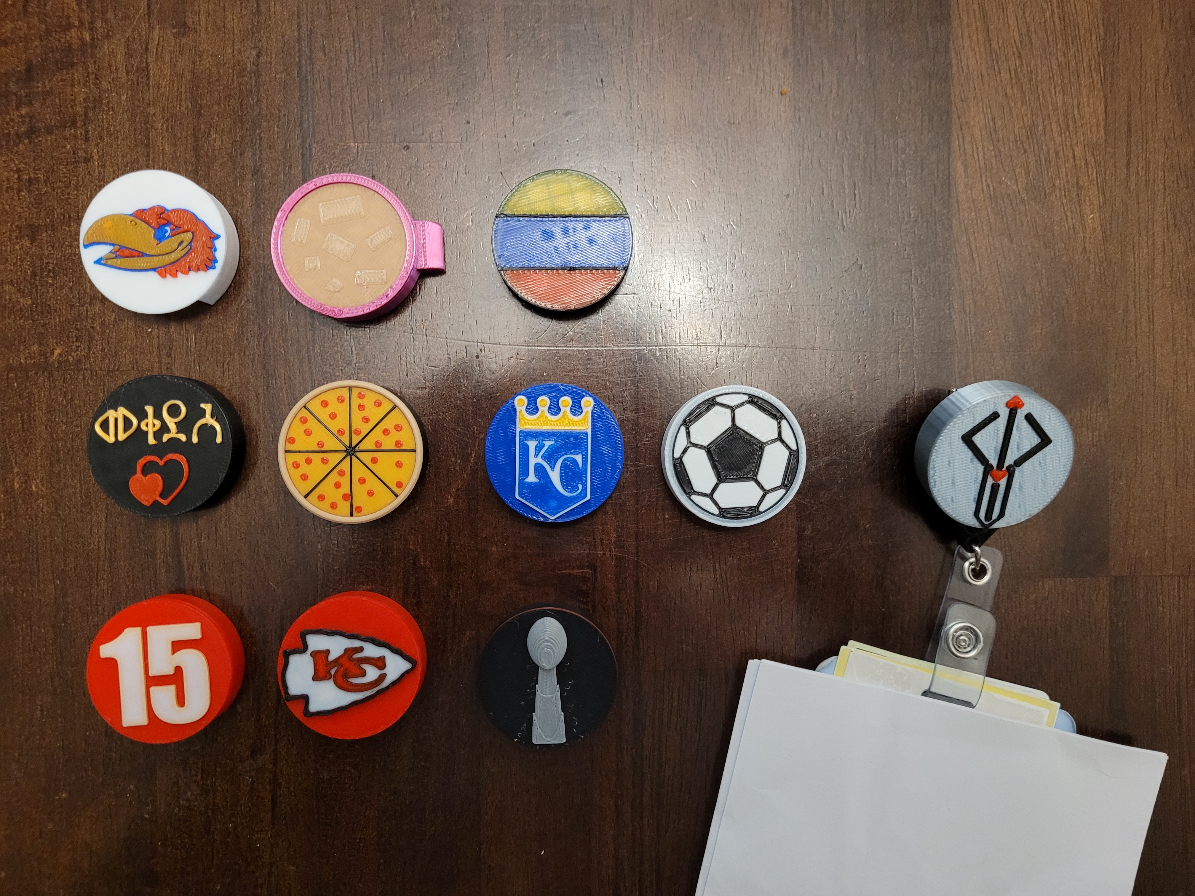 Badge Reel Caps (Variety)