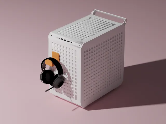 Headphone Holder for Cooler Master QUBE 500 - PC Case