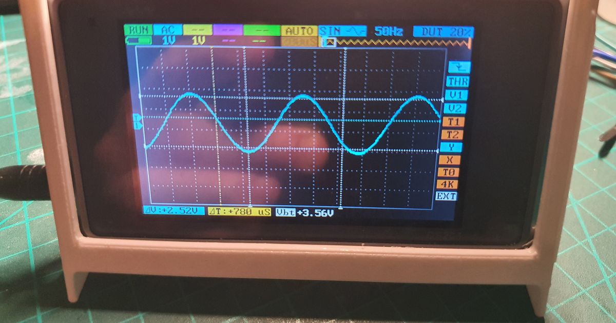 Case / Stand for DS203 oscilloscope by Wachovius | Download free STL ...