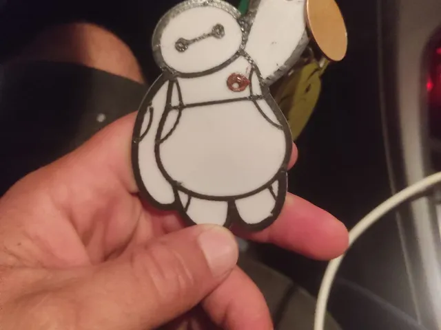 baymax keychain (big hero 6)