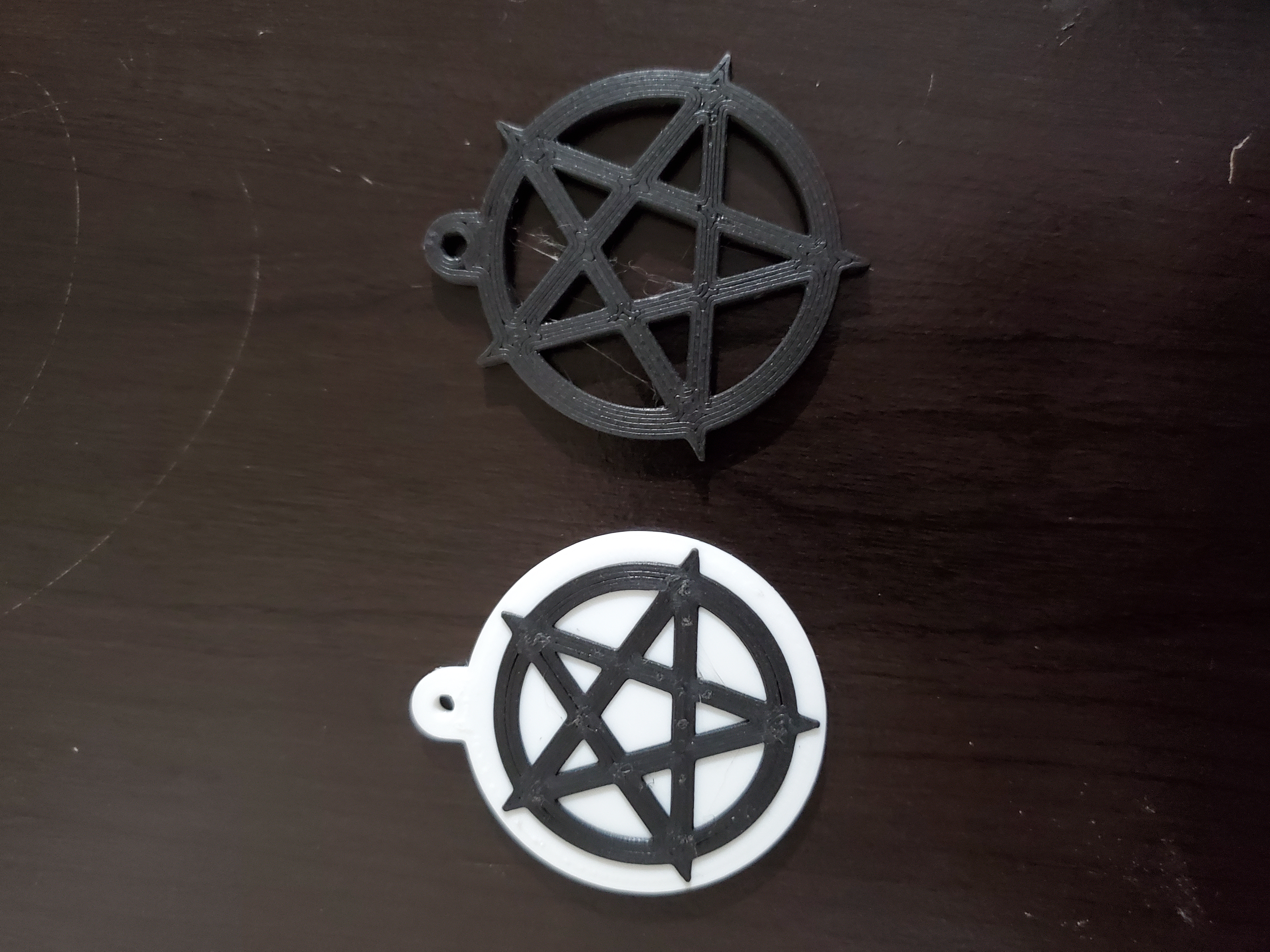 Pentagram Keychain