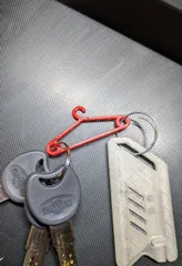 Number Keychain Key Tag by 3Dist | Download free STL model | Printables.com