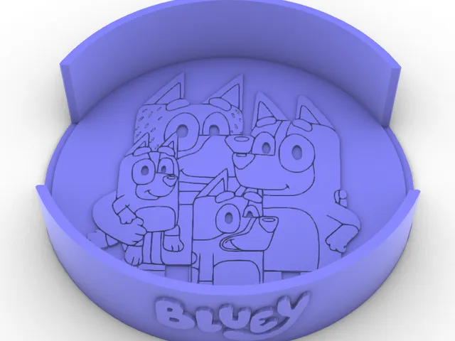 BLUEY DRINKS COASTER HOLDER