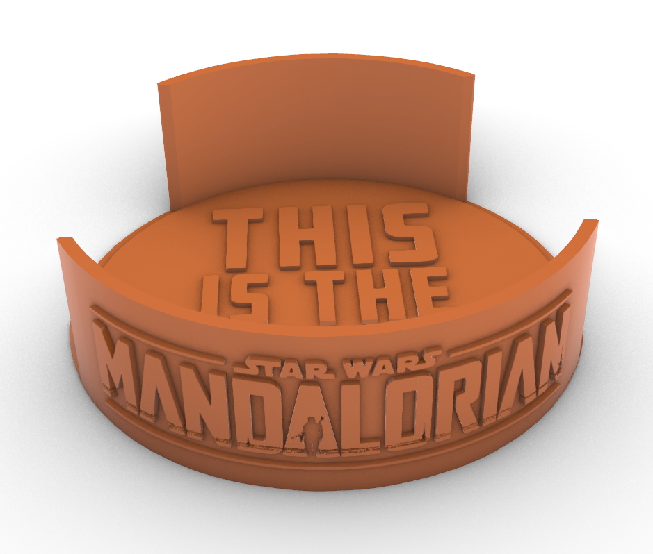 STAR WARS MANDALORIAN DRINKS COASTER HOLDER