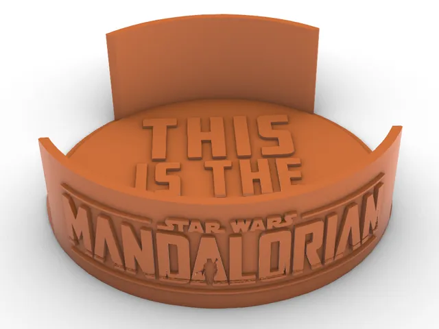 STAR WARS MANDALORIAN DRINKS COASTER HOLDER