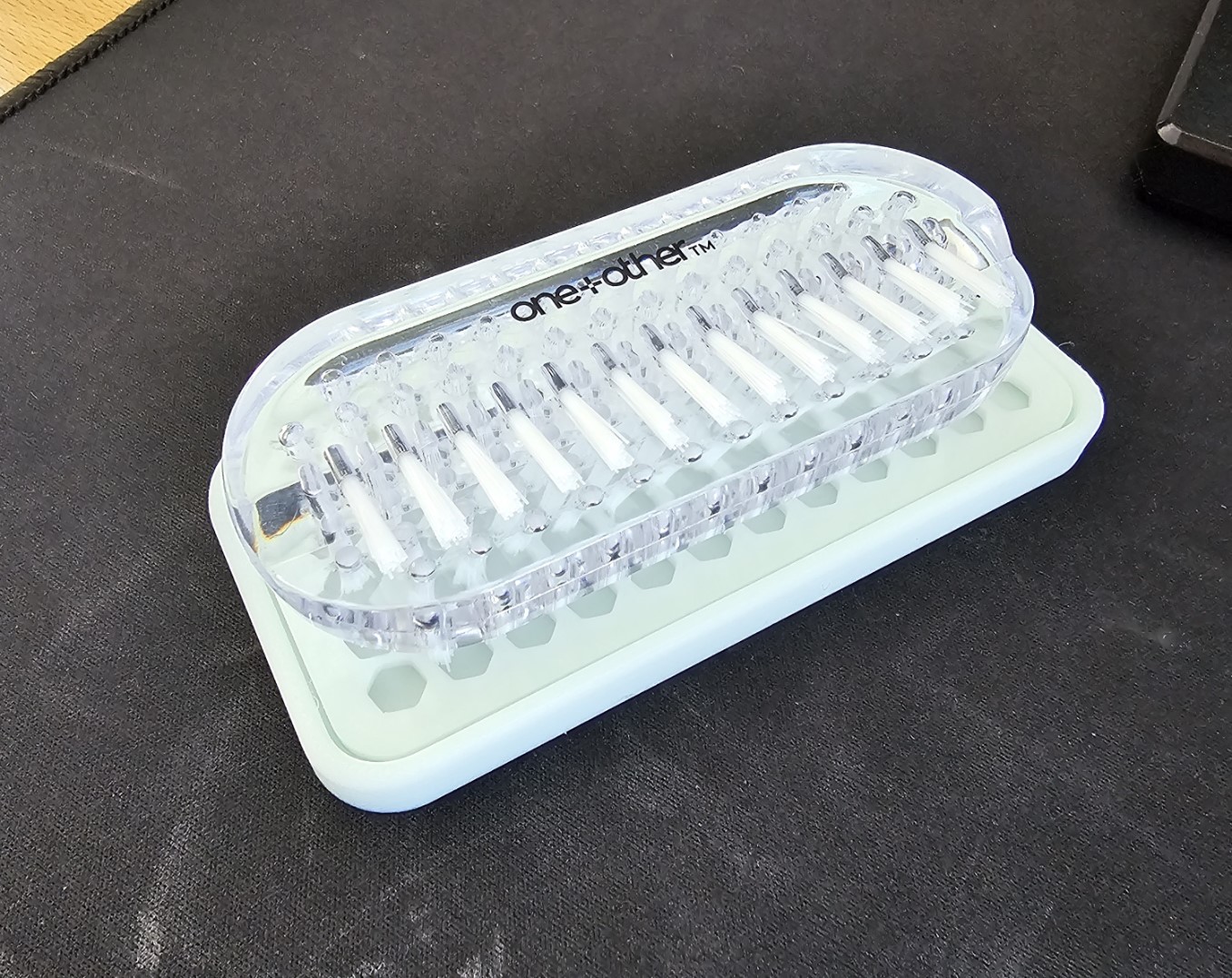 Finger Nail Brush Tray