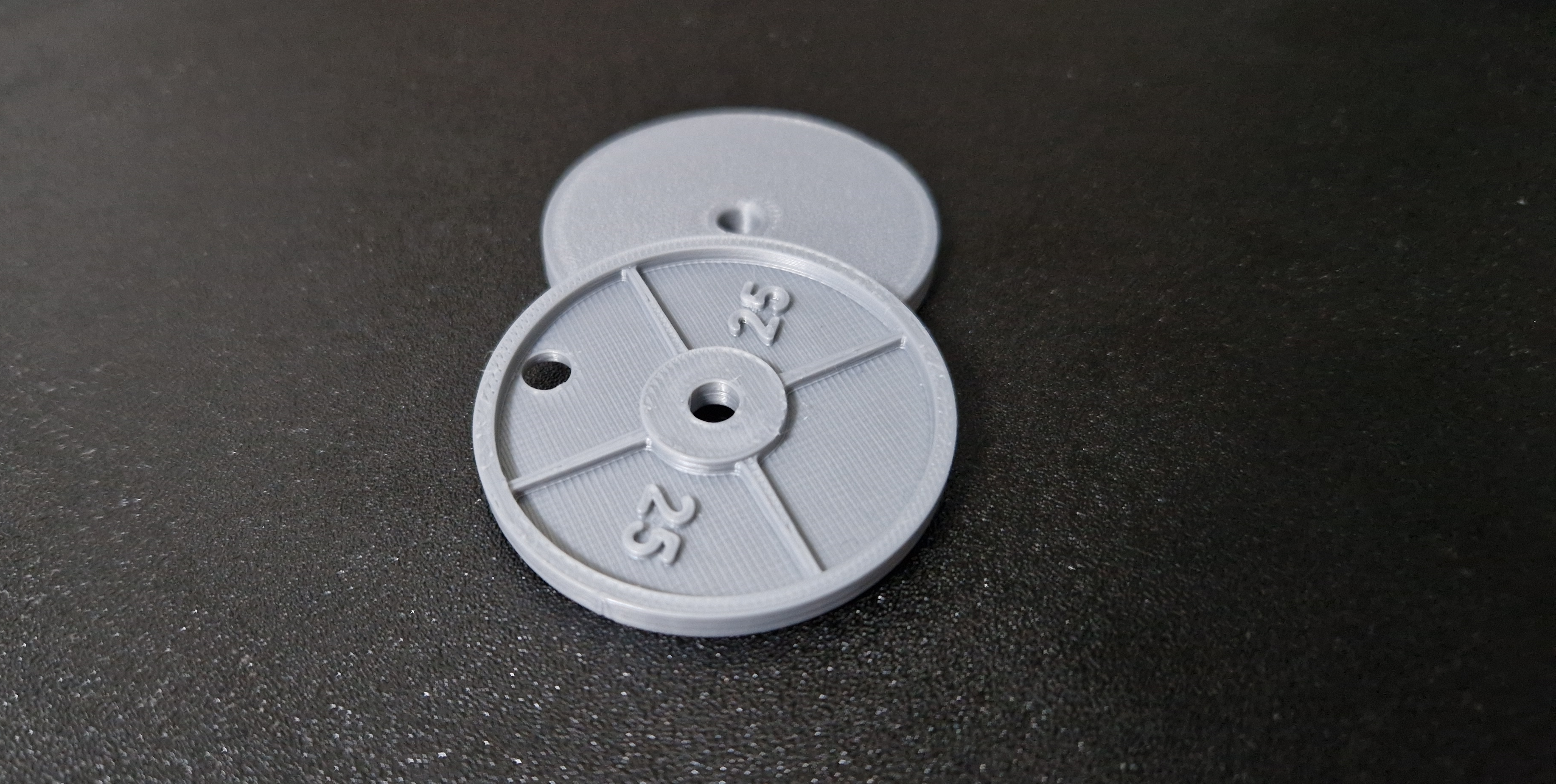 1:10 scale 25kg cast iron olympic weight plate keychain