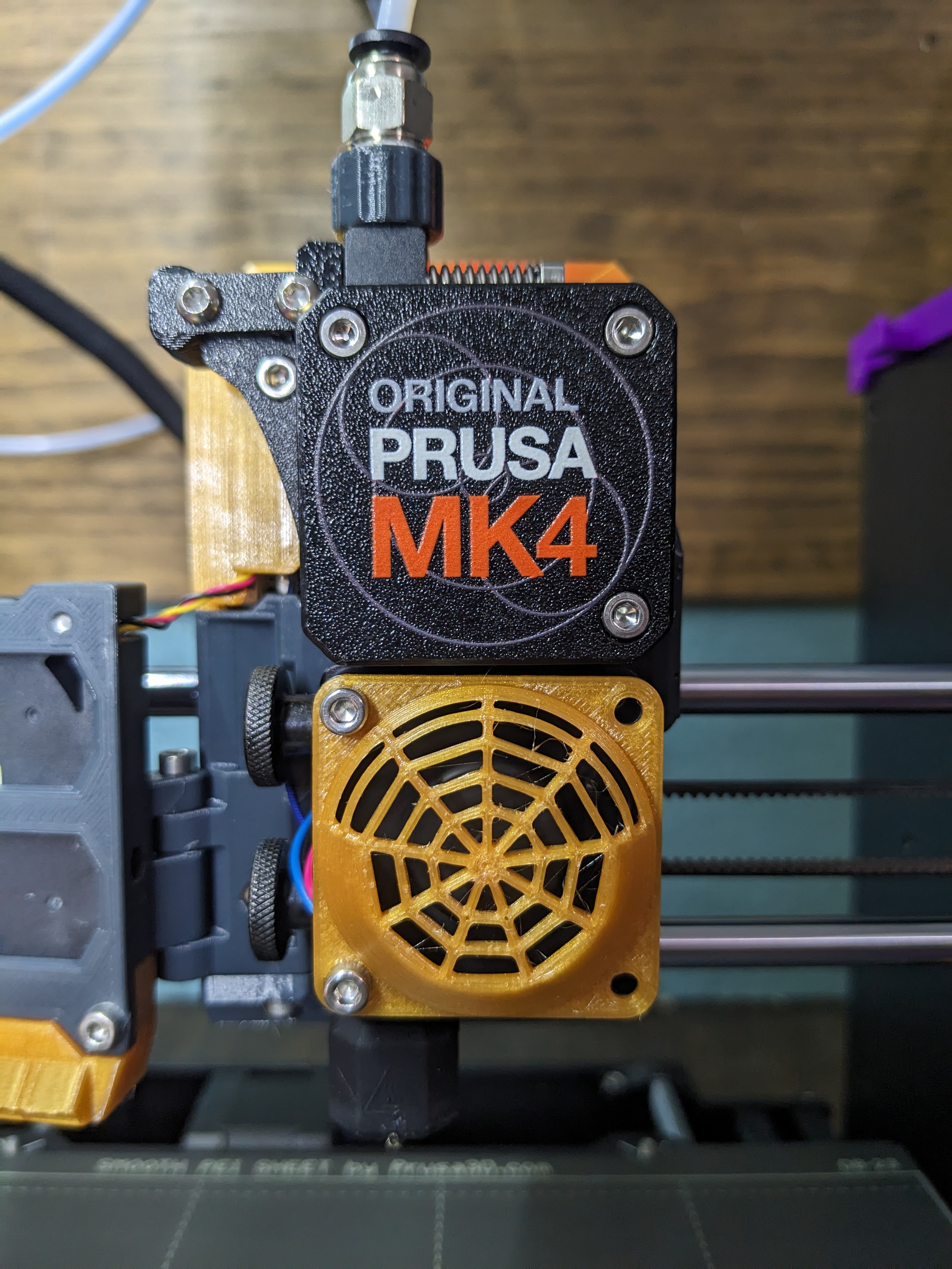 Mk4 Low-Profile Hotend Fan Draft Shield - Compatible with Mk4 Improved Fan Duct