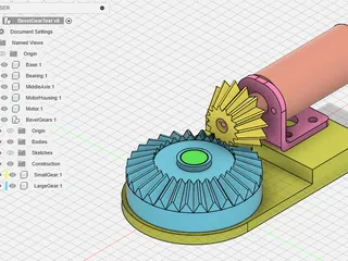 Parameterized Bevel Gear file for Fusion 360 H006087 file stl free download 3D  Model for CNC and 3d printer – Free download 3d model Files