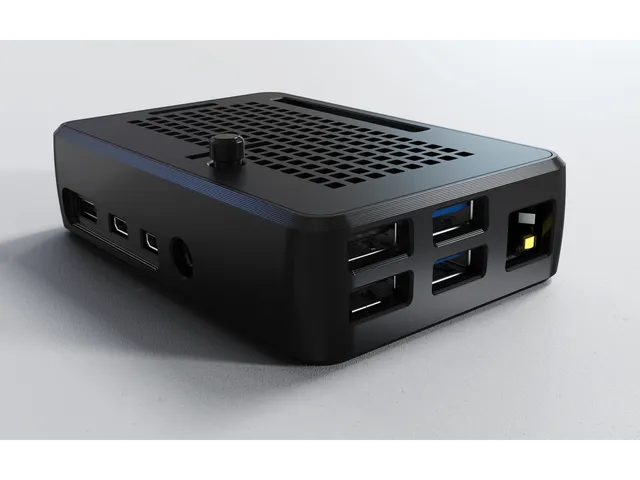 Raspberry Pi 4B Case (SnapTop) fits SenseHat
