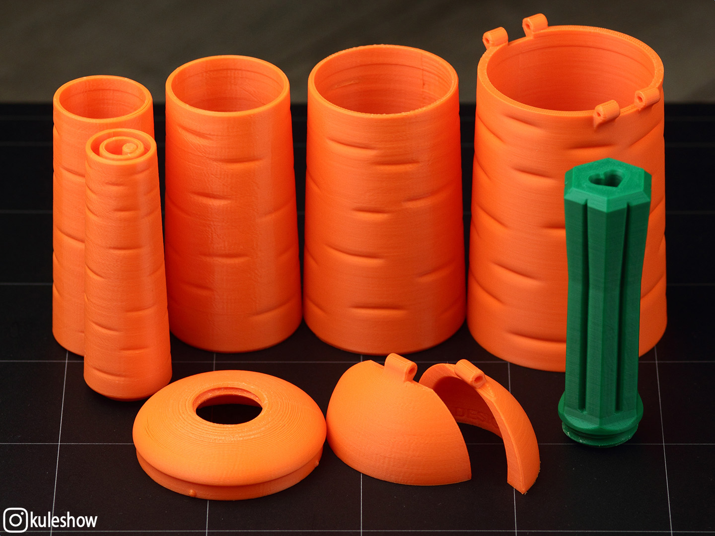 Miniatura 2 do modelo 3D Collapsible Carrot