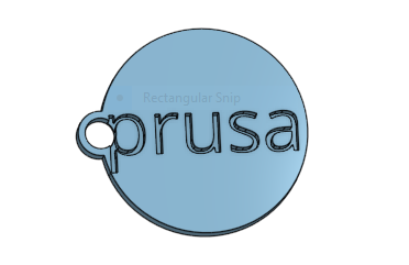 Open scource prusa key chain