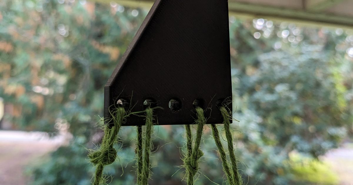 Hanging Basket Hooks and Hanger by Matt H Download free STL model