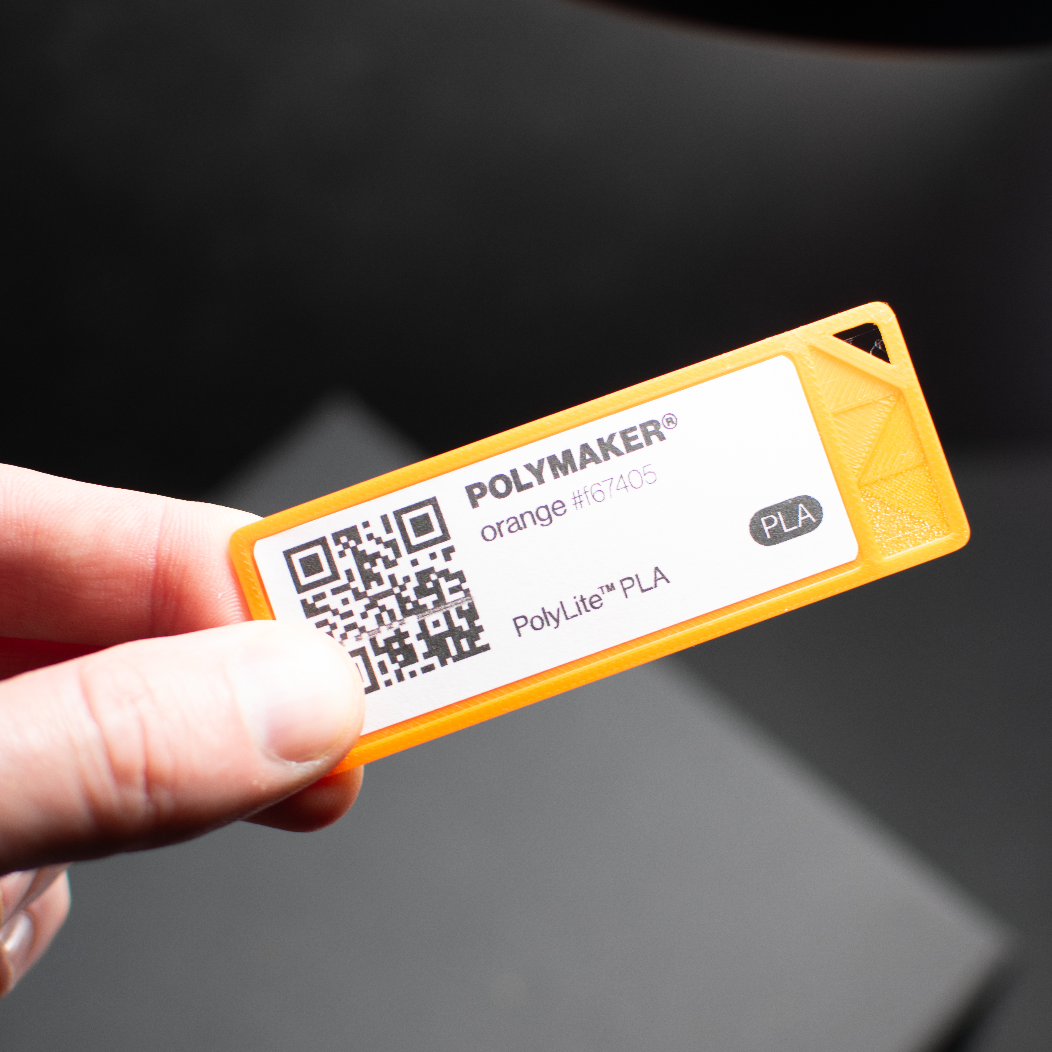 Simpler Filament Sample Card with Label