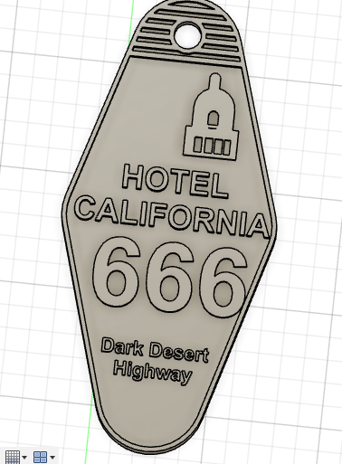 Hotel California Key Fob by Tom Anderson (The Real NEO) | Download free ...