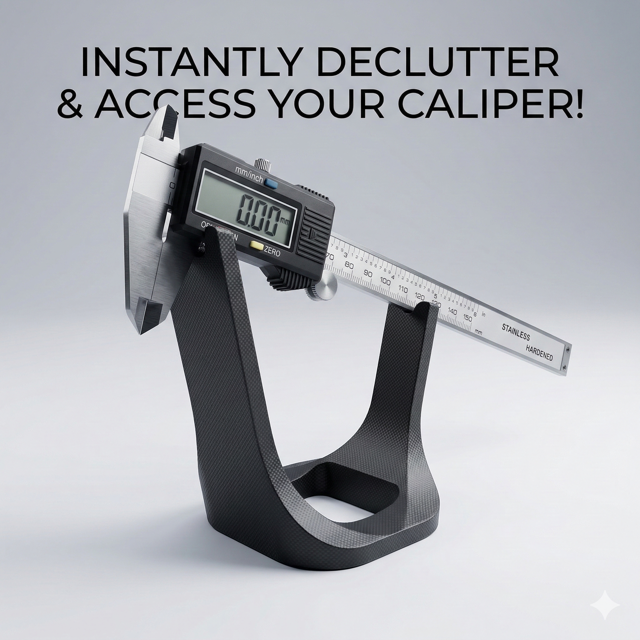 Caliper Dock | Premium Workbench Organizer for Machinists & Makers