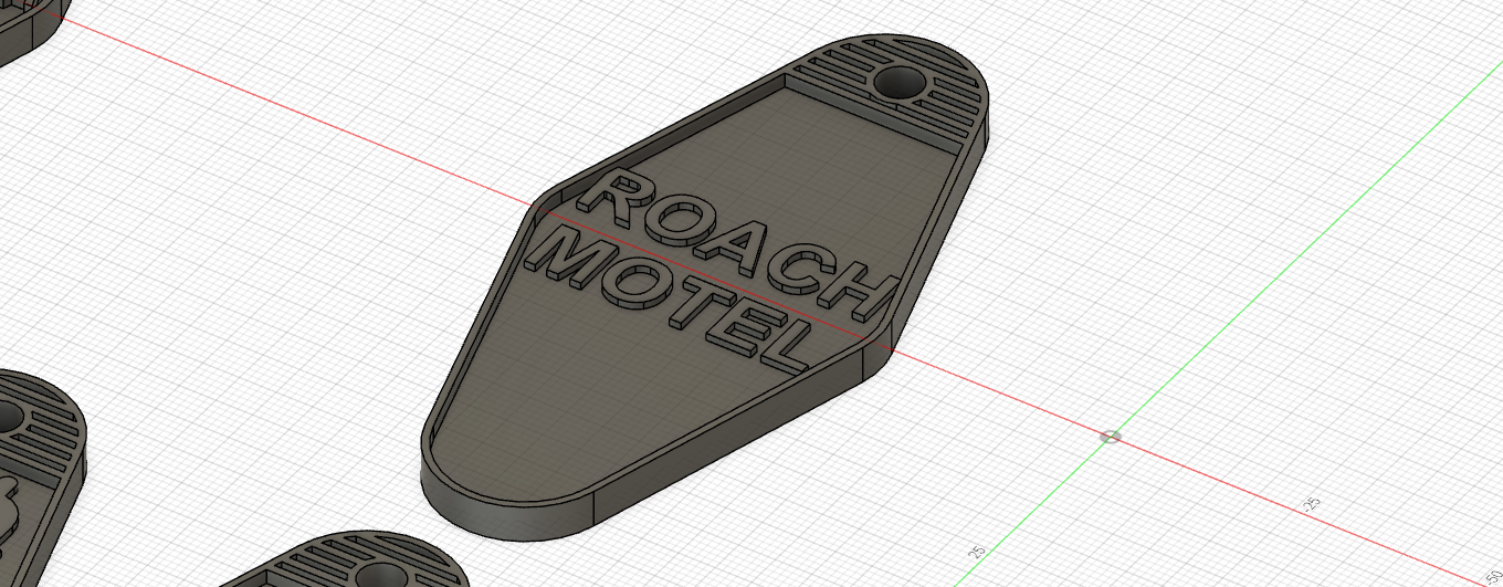 Roach Motel Key Tag