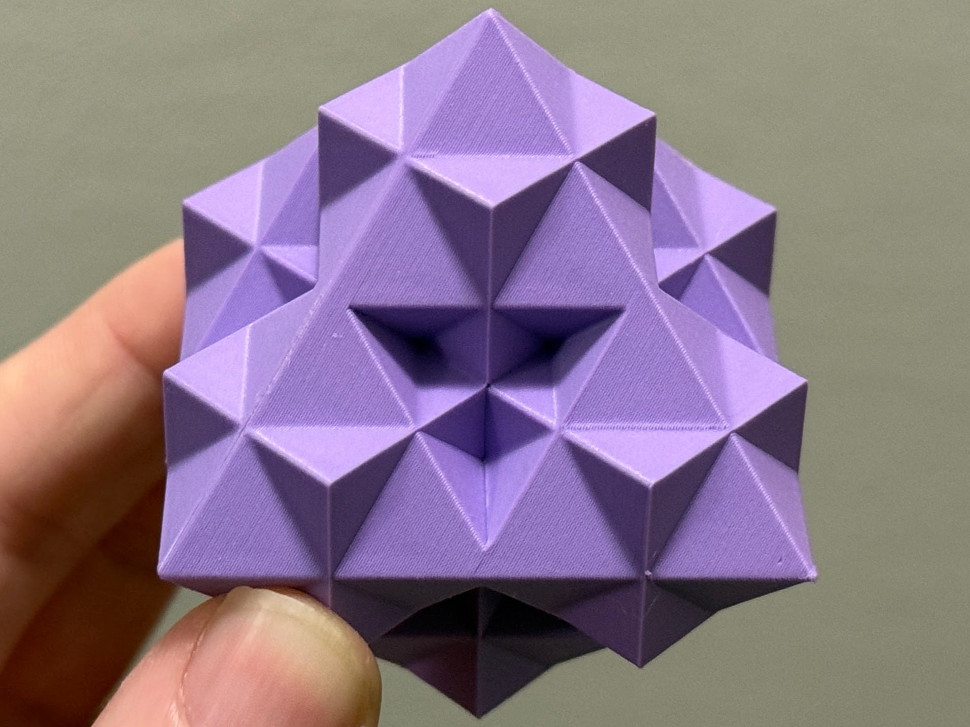 Sierpiński Cube-Octahedron Compound Fractal - Level 1
