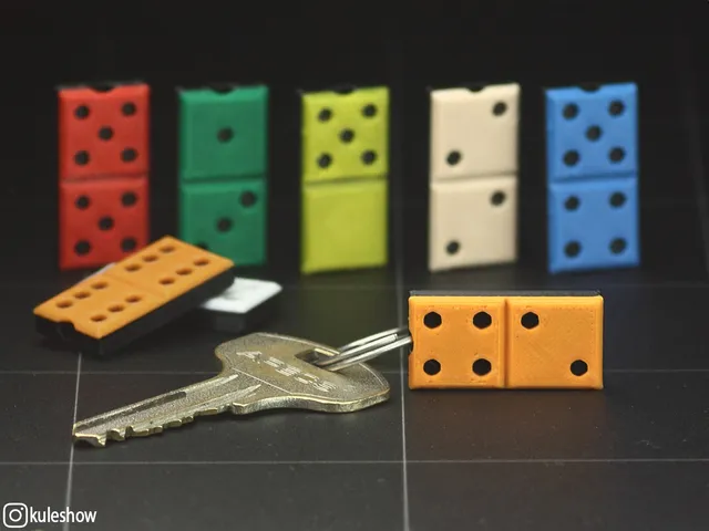 Dominoes Keychain (28 tiles)